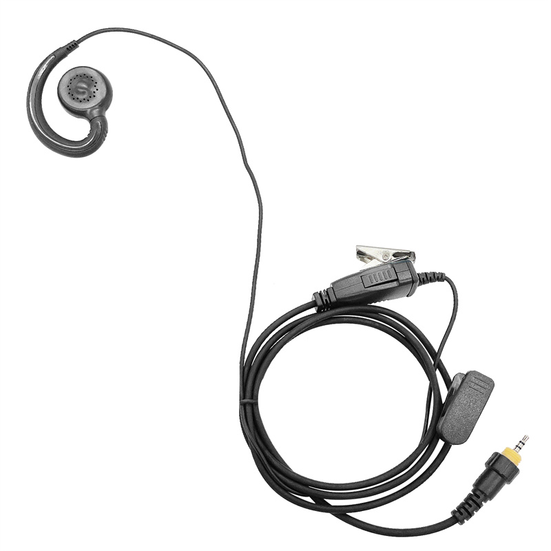 Wired Earphone Mic - CLP1010 Earpiece for Motorola, Walkie Talkie,
