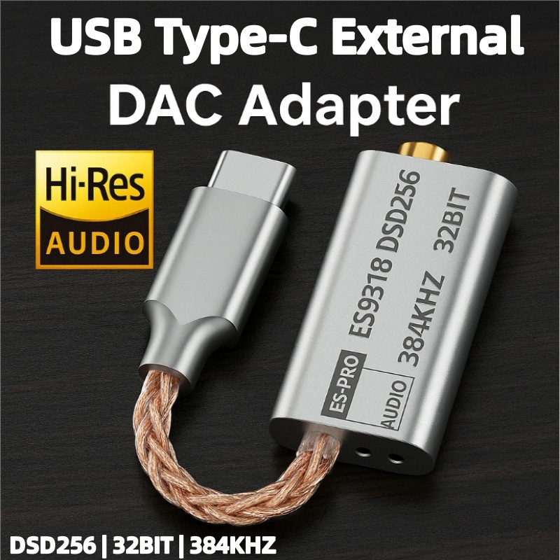 Usb C Earphone - USB DAC Headphone Amplifier ES9318 DSD256
