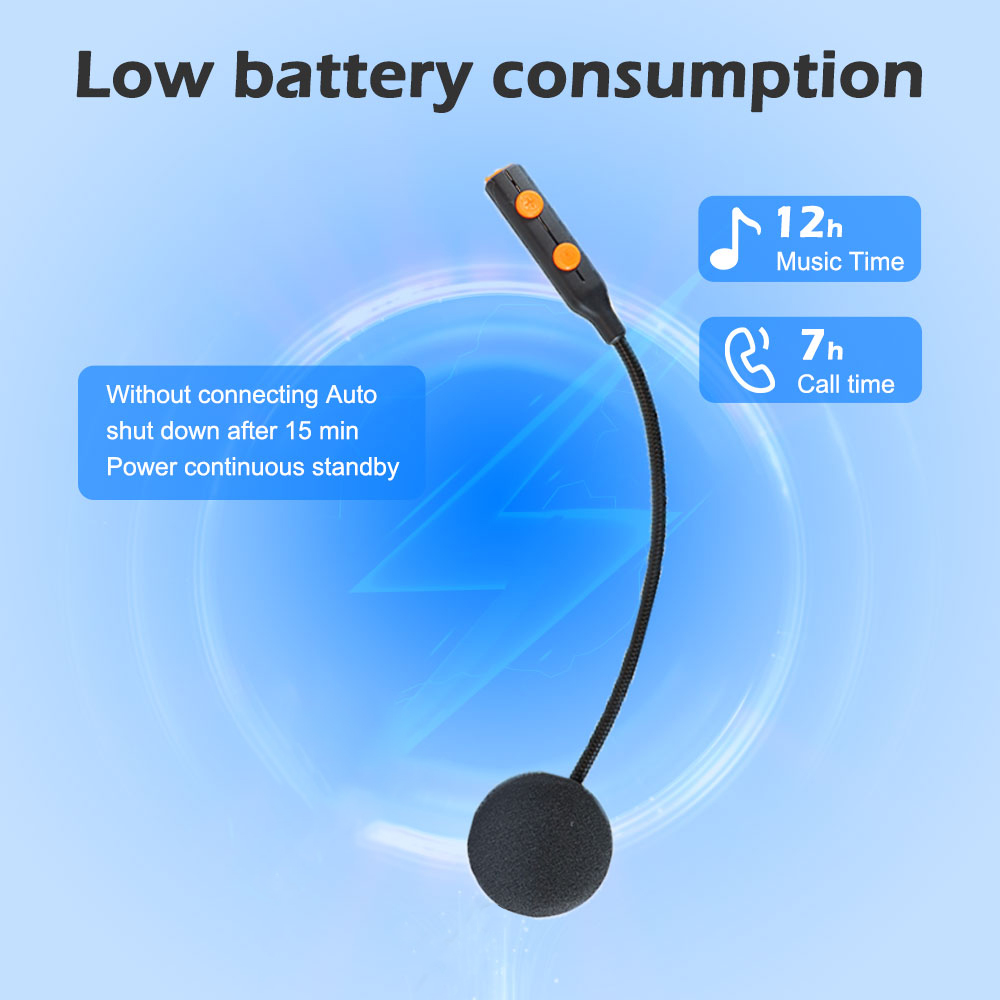 Bluetooth Headset On Ear - Kihous Single Ear Motorcycle Helmet Headset