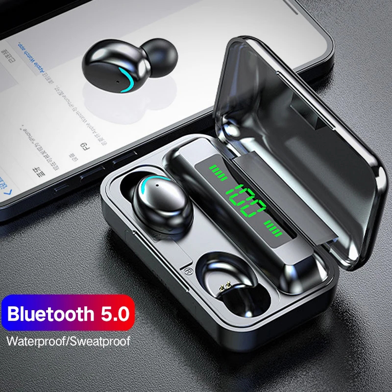 Wireless Earbuds Tws - F9 Wireless Headphone TWS Bluetooth 5.0