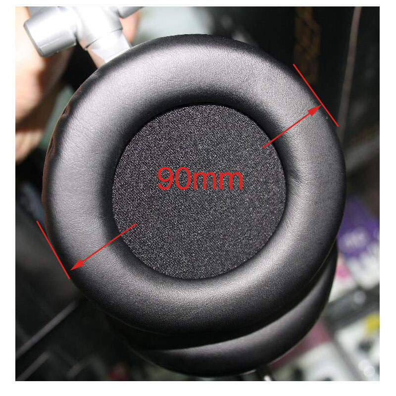 Earphone Foam Tip - 2pcs/pair 90mm Leather Earphone Foam Earbud