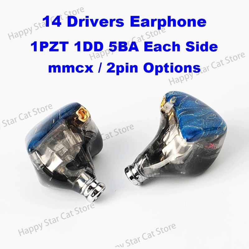 In Ear Monitor Iem - 14 Drivers Iem Earphones Hifi Headphones