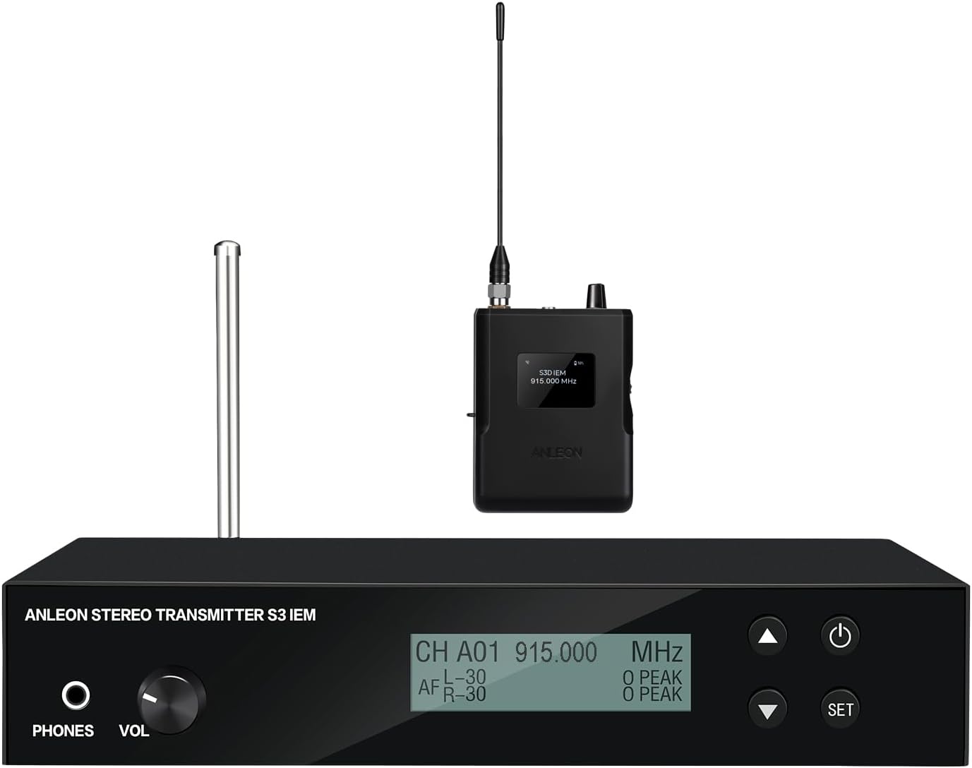 In Ear Monitor Iem - ANLEON S3D Professional UHF Stereo Wireless
