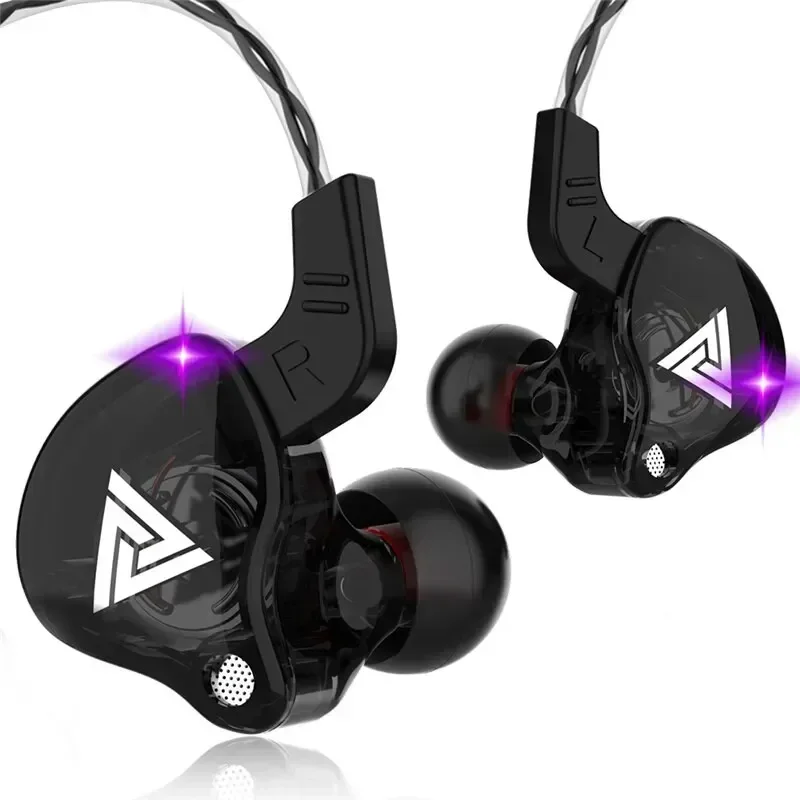 Wired Earphone Mic - Original QKZ AK6 Copper Driver HiFi