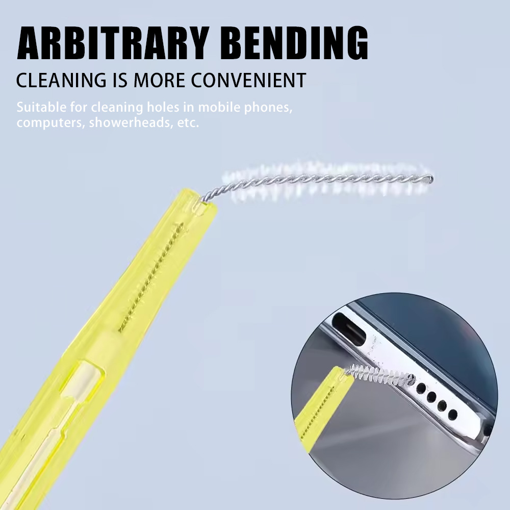 Earbuds Charging Case - 2-in-1 Retractable Phone Cleaning Kit Earphone