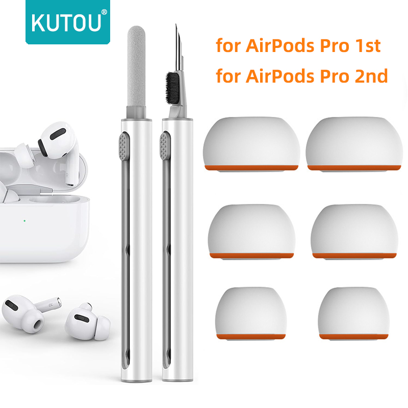Earphone Foam Tip - KUTOU Memory Foam Eartips for Airpods