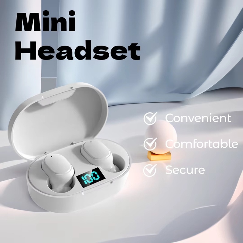 Wireless Earbuds Tws - A6S TWS Earphone Wireless Bluetooth Headset
