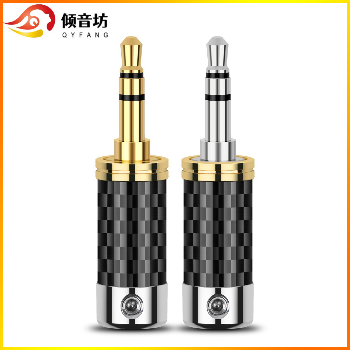 Audiophile Headphone Wired - QYFANG 3.5mm 3 Pole Stereo Metal