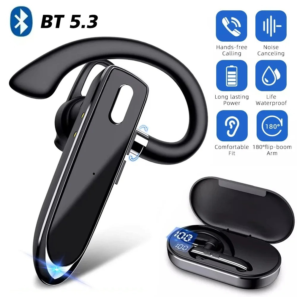 Bluetooth Headset On Ear - Wireless Bluetooth Headphones With Microphon Earphone