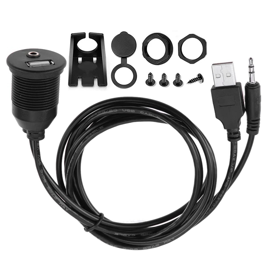 Cable Extension 3.5 - 1M USB & 3.5mm AUX Male