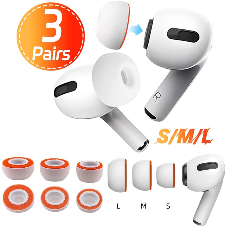 Earphone Foam Tip - S/M/L Memory Foam Replacement Eartips For