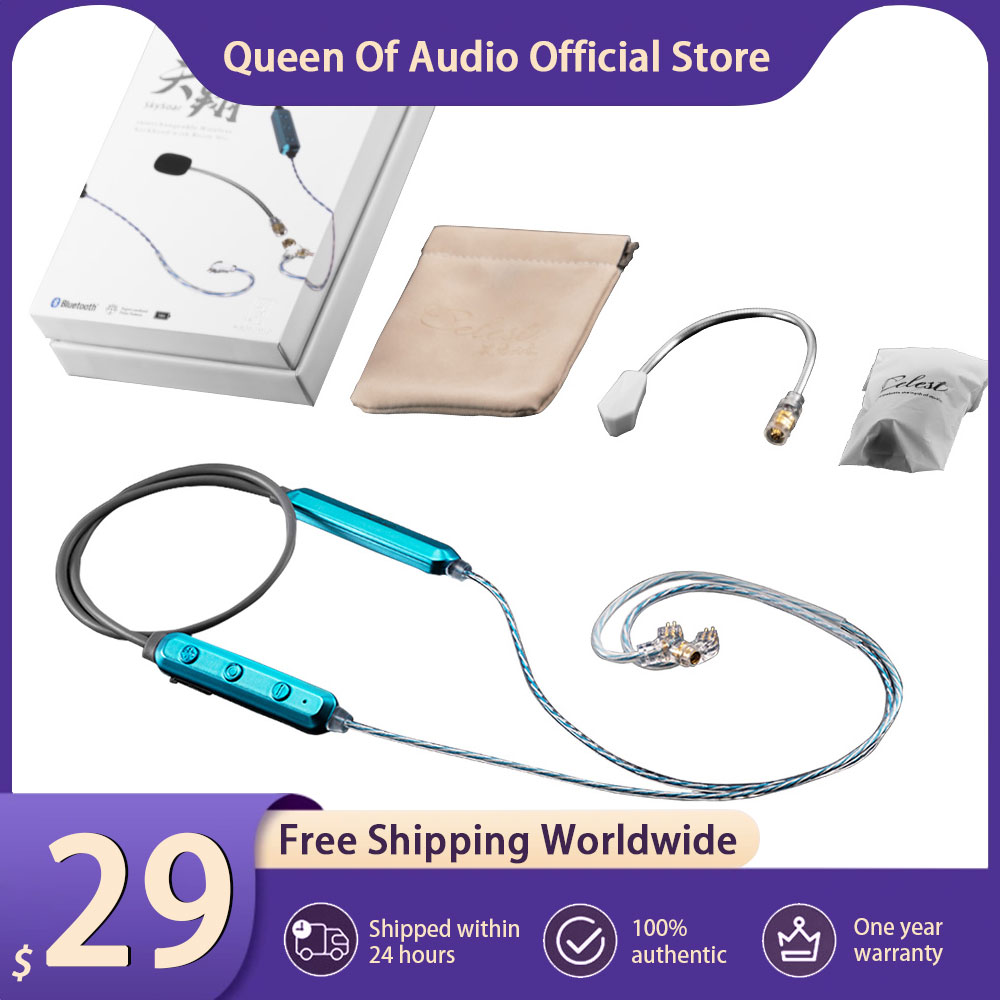 Wired Earphone Mic - Celest SkySoar Earphone Cable Neckband Bluetooth