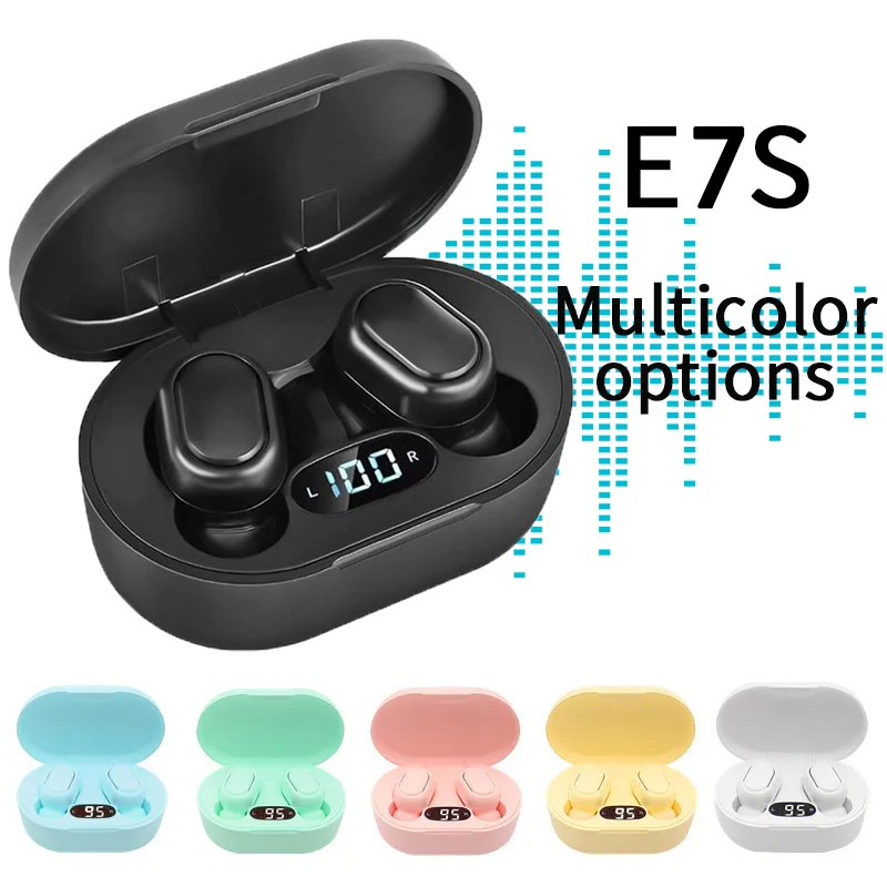 Wireless Earbuds Tws - E7S TWS Fone Bluetooth Earphones 5.2