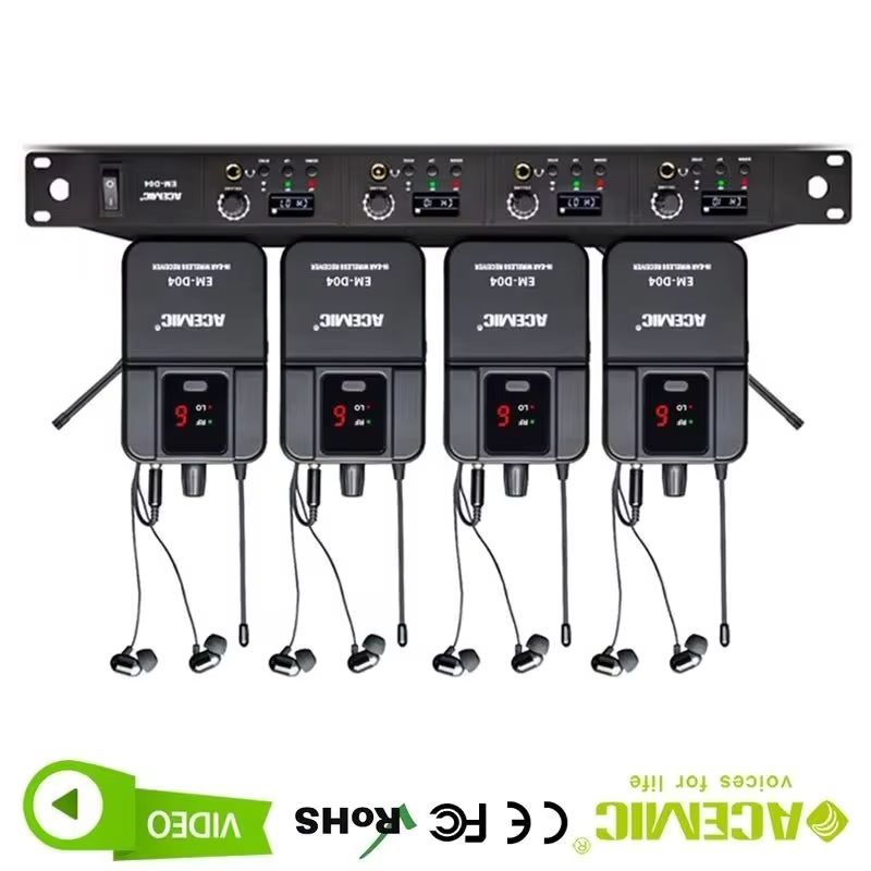In Ear Monitor Iem - 4 Channel Wireless In-Ear Monitor System