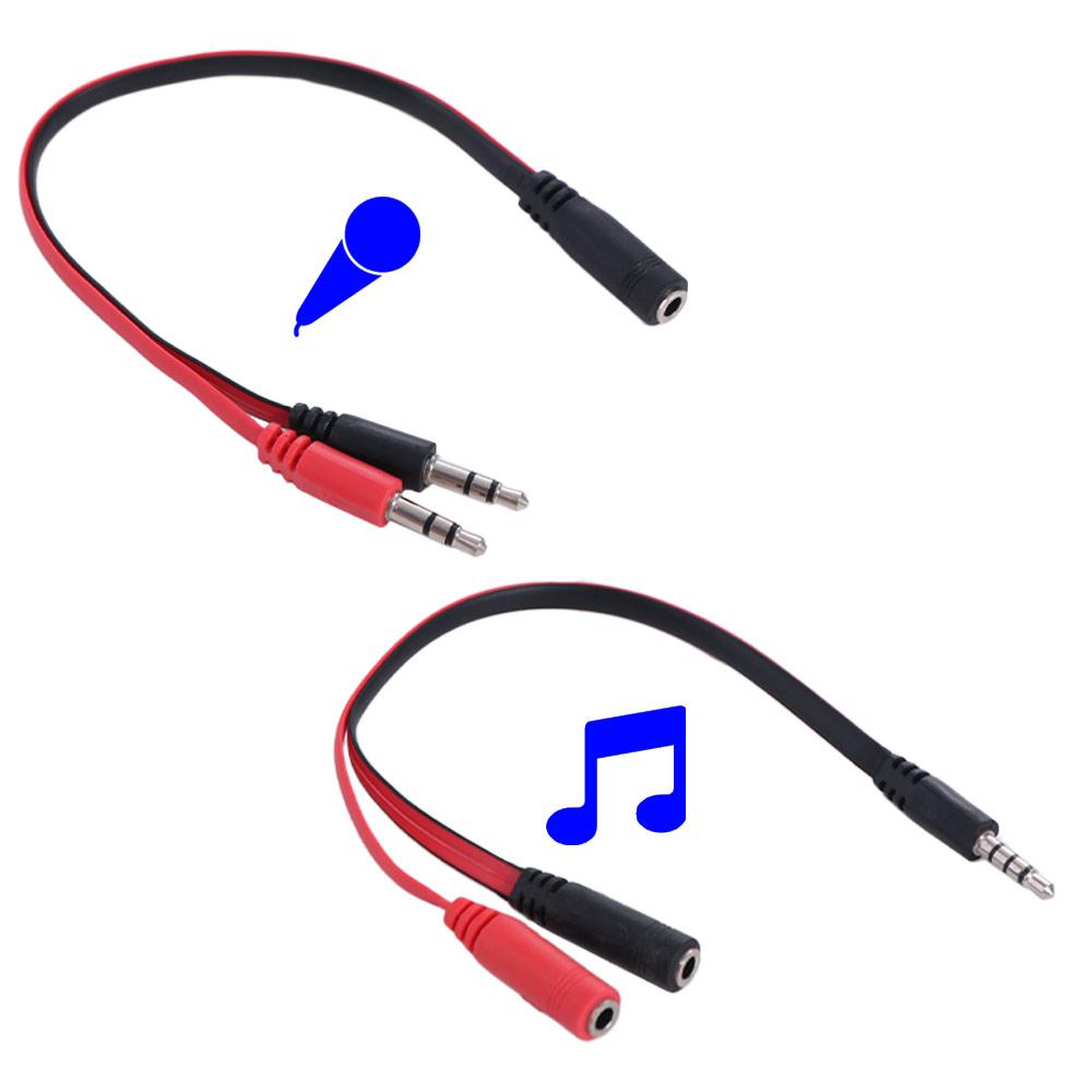 Earphone Splitter Jack - 1 Male To 2 Female 3.5