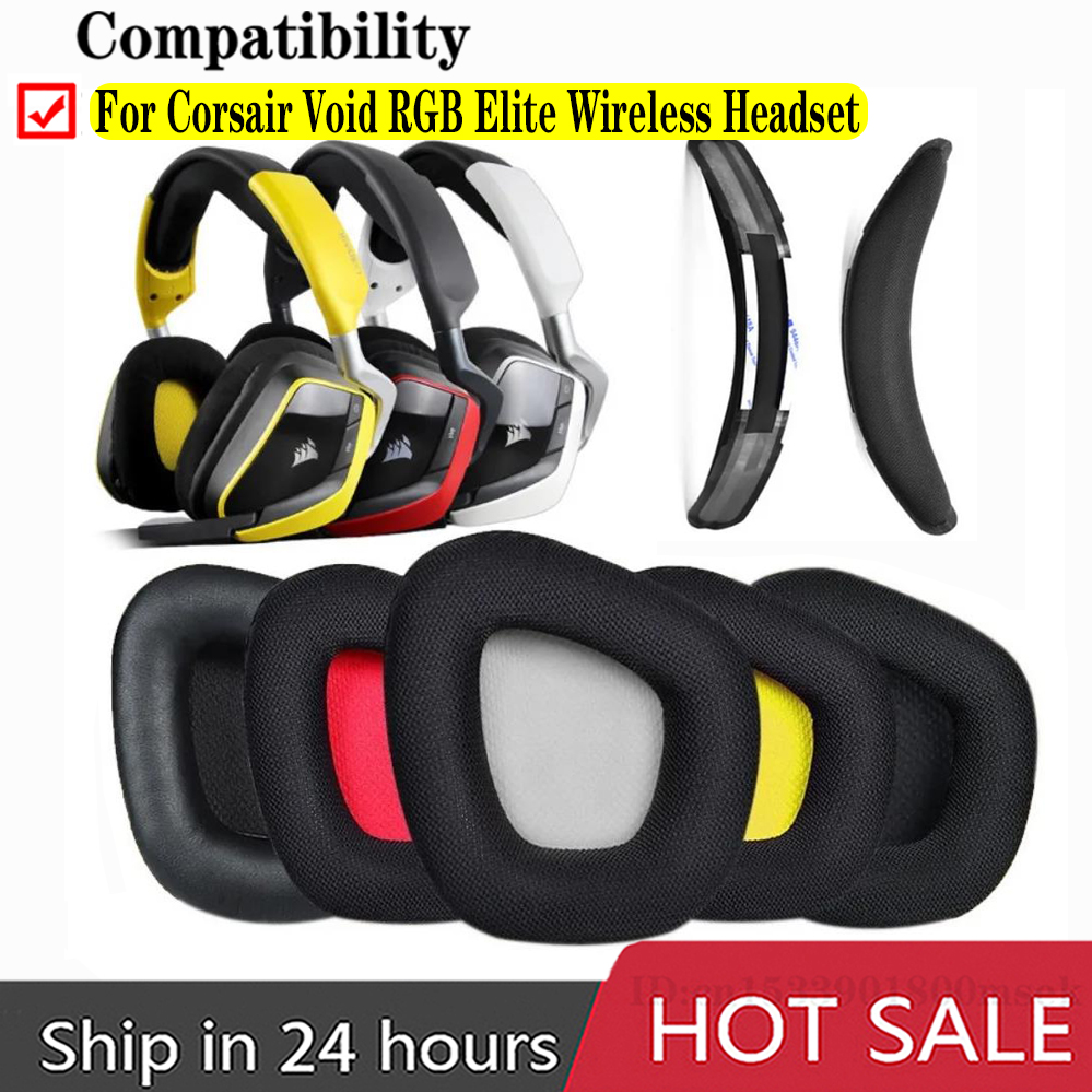 Gaming Headset Rgb - Replacement Earpads Memory Foam Ear Cushion