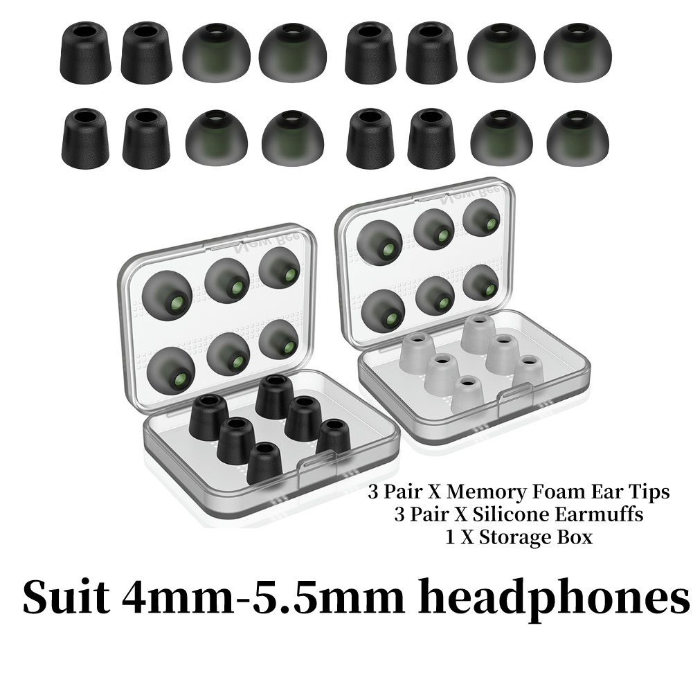 Earphone Foam Tip - Memory Foam Ear Tips Noise Isolating