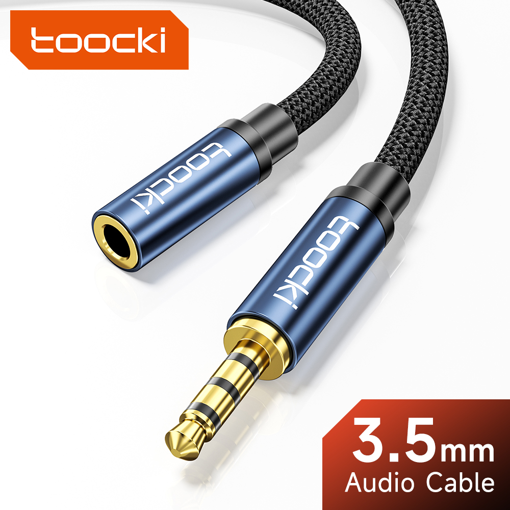 Cable Extension 3.5 - Toocki 3.5mm Jack Aux Cable Support