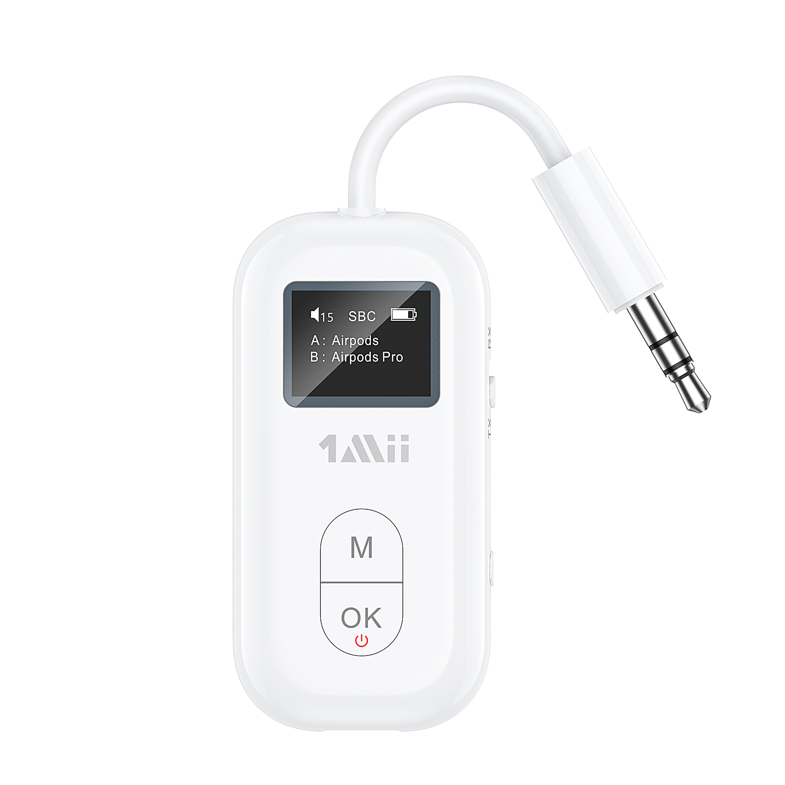 Bluetooth Adapter Receiver - 1Mii Airplane 3.5mm AUX Bluetooth Adapter
