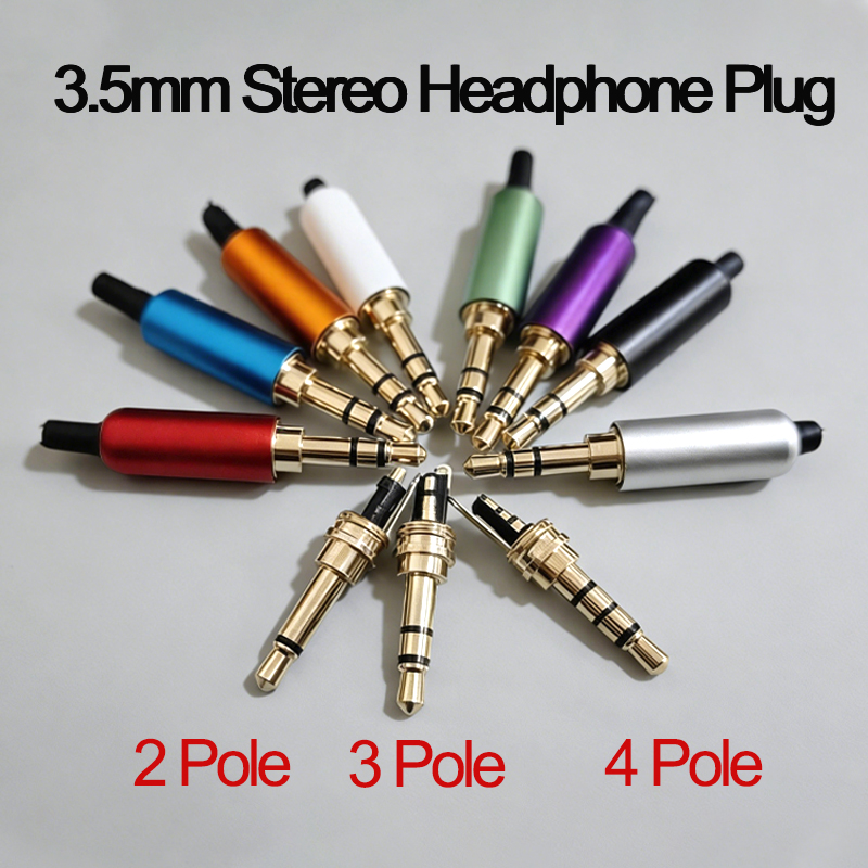 Audiophile Headphone Wired - 1PC 3.5MM Audio Connector 2/3/4 Poles