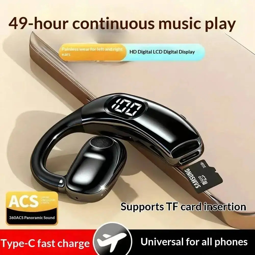 Bluetooth Headset On Ear - Wireless Bluetooth Headphones With Microphone Earphone
