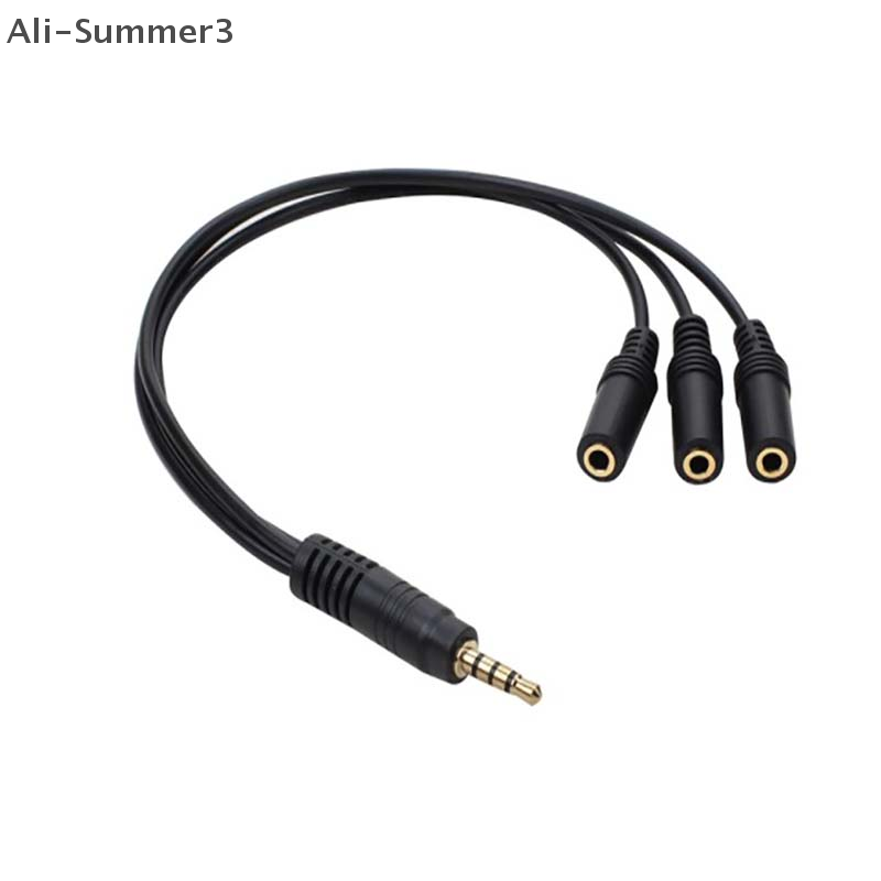 3.5mm 3 Way Port Aux Multi Hea - огляд і ціна Earphone Splitter Jack