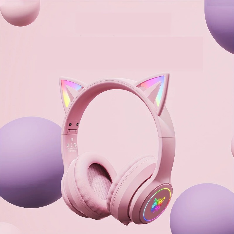 Onikuma B90 Pink Cat Ear Gamin - огляд і ціна Gaming Headset Rgb