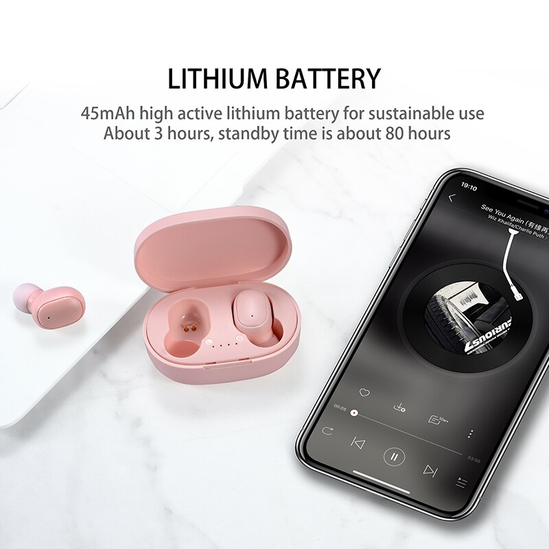 A6S TWS Earphones Wireless Blu - огляд і ціна Wireless Earbuds Tws