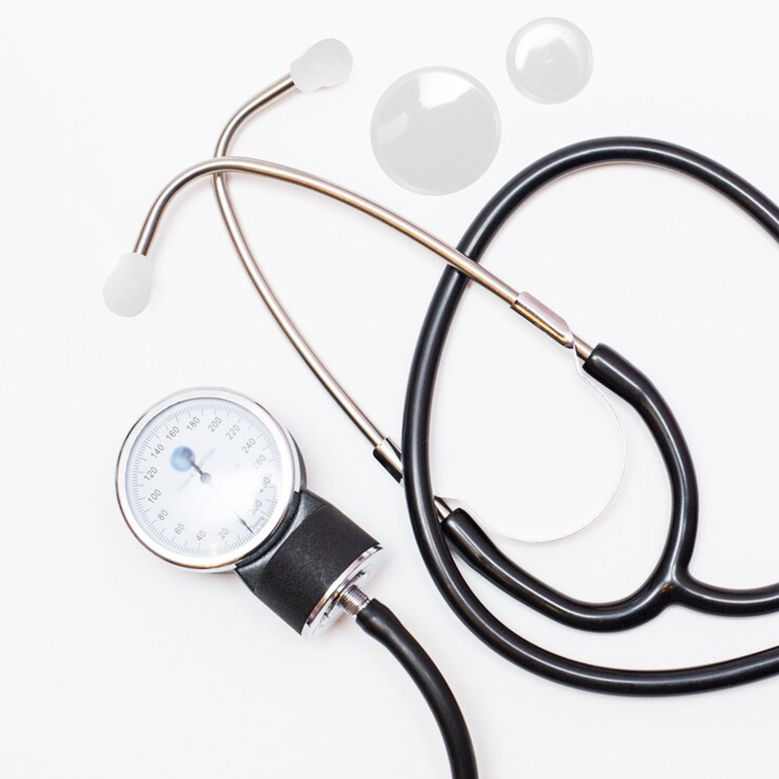 1Set Stethoscope Earbuds Silic - огляд і ціна Silicone Ear Tip Replacement