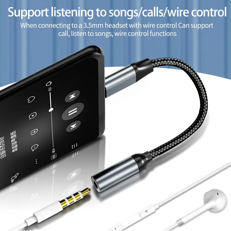 USB C Audio Adapter DAC Type-C - огляд і ціна Audiophile Headphone Wired