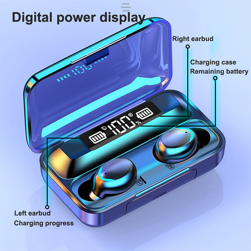 2026 F9 Wireless Earphones LED - огляд і ціна Wireless Earbuds Tws