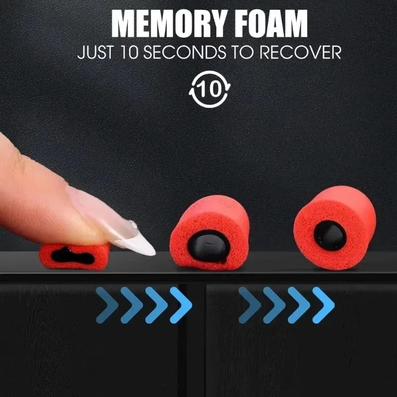 6/1Pairs Soft Memory Foam Earb - огляд і ціна Earphone Foam Tip