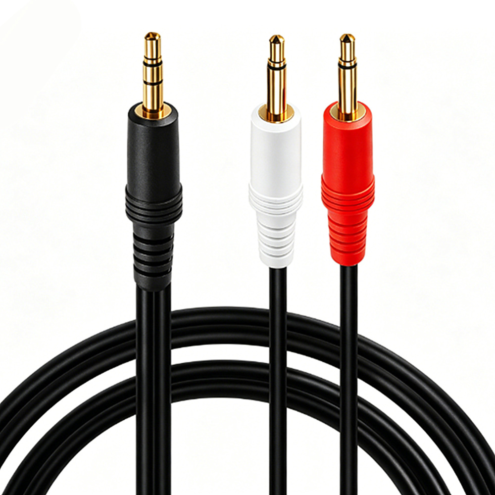 3.5mm TRS Stereo Male to Dual  - огляд і ціна Cable Extension 3.5