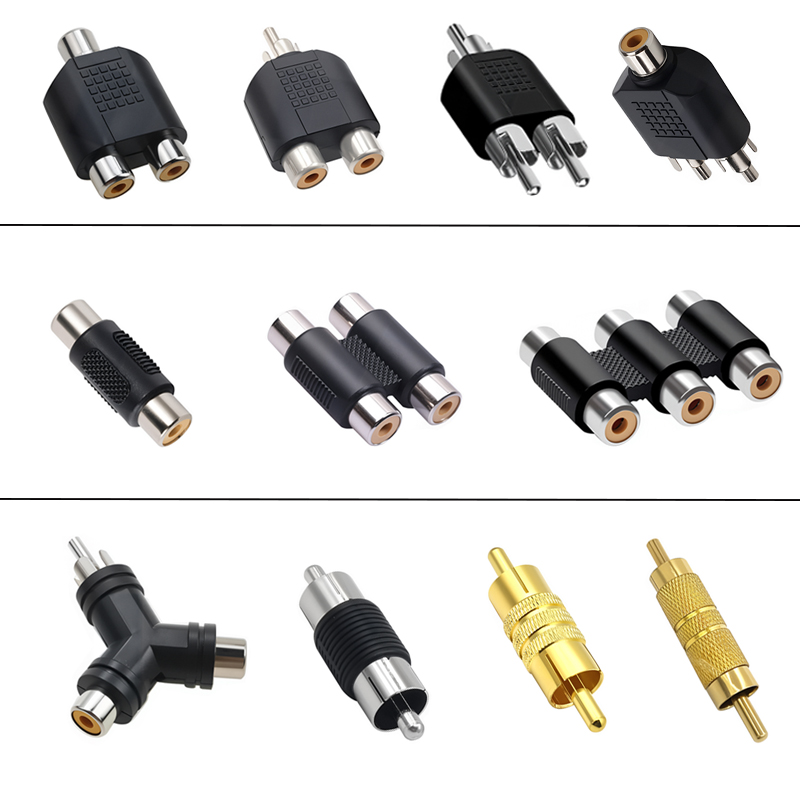 5pcs RCA Jack Female To Male P - огляд і ціна Audio Splitter Y