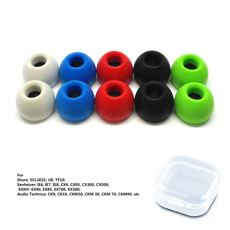 1Pair ANJIRUI Memory Foam Eart - огляд і ціна Earphone Foam Tip