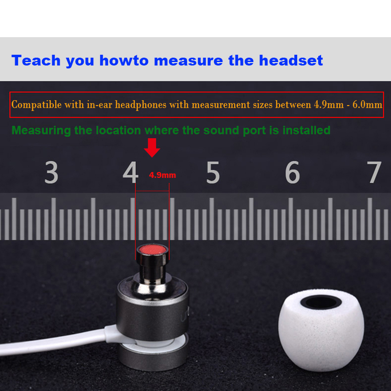 1Pair ANJIRUI Memory Foam Eart - огляд і ціна Earphone Foam Tip
