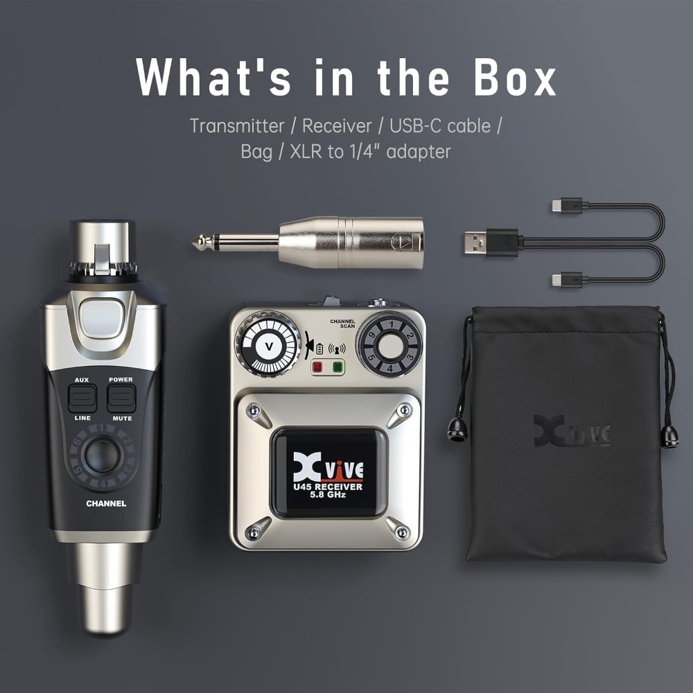 Xvive U45 Wireless in Ear Moni - огляд і ціна In Ear Monitor Iem