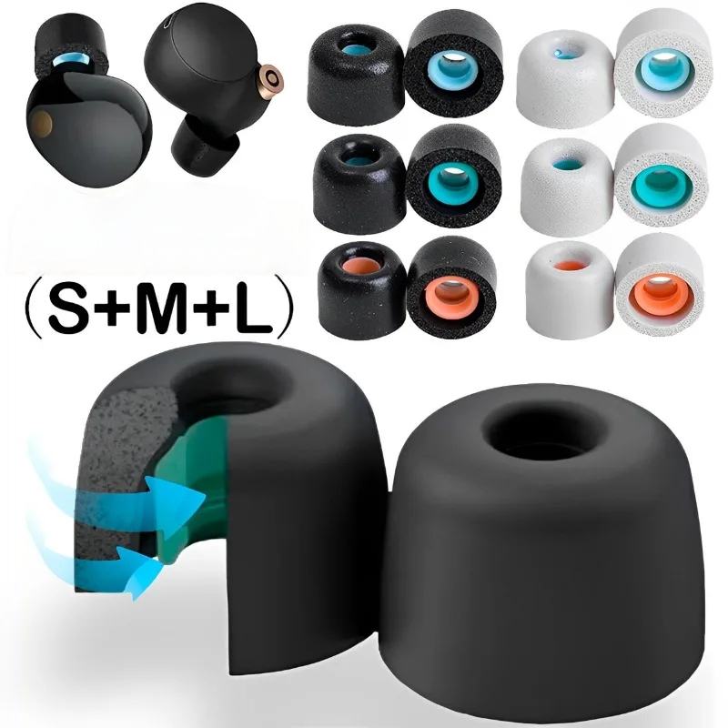 Memory Foam Earphones Ear Pads - огляд і ціна Earphone Foam Tip