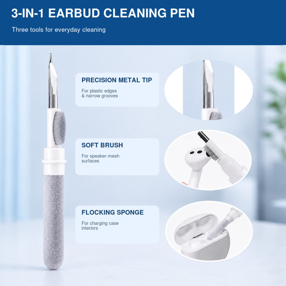3-in-1 Earbud Cleaning Pen wit - огляд і ціна Earbuds Charging Case