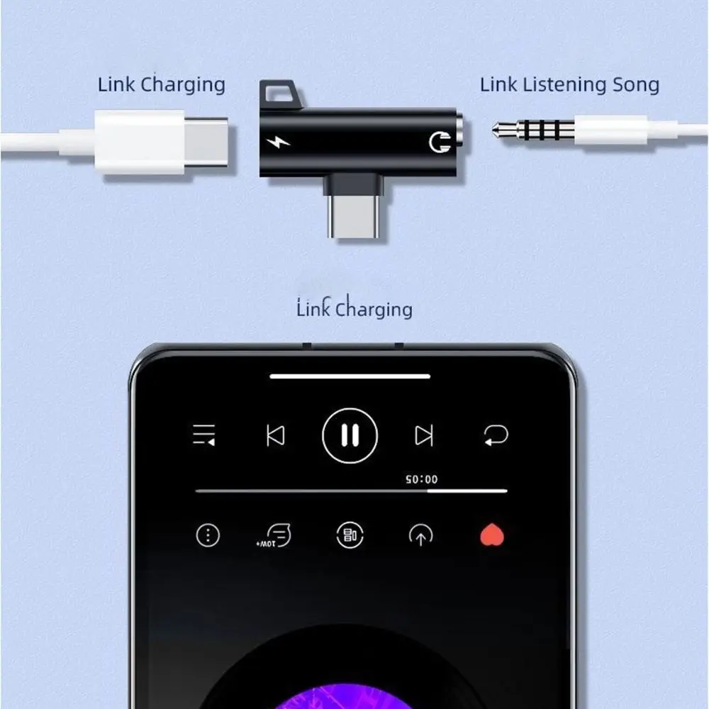 2 In1 Adapter Splitter For iPh - огляд і ціна Earphone Splitter Jack