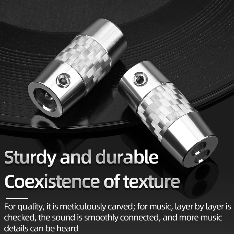 4pcs Carbon Fiber Y Splitter A - огляд і ціна Audio Splitter Y