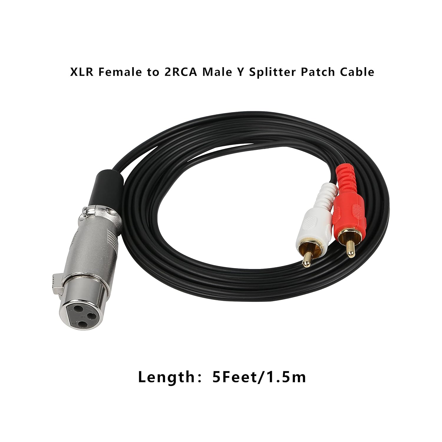 XLR Female to Dual RCA Male St - огляд і ціна Audio Splitter Y