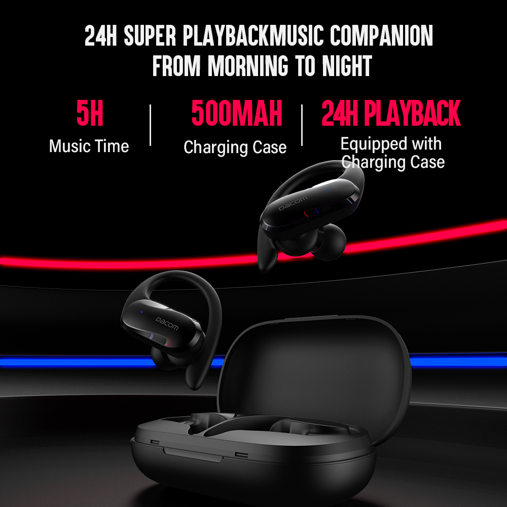 DACOM L19 TWS Bluetooth Earpho - огляд і ціна Sports Earphone Hook