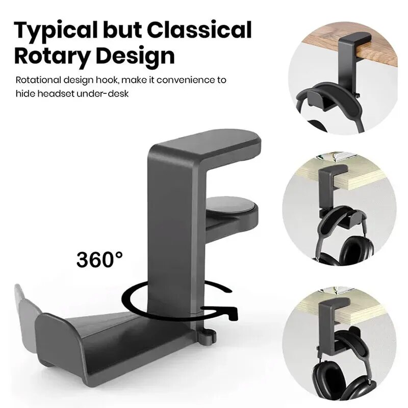 Under Desk Headphone Holder Ro - огляд і ціна Headphone Stand Desk