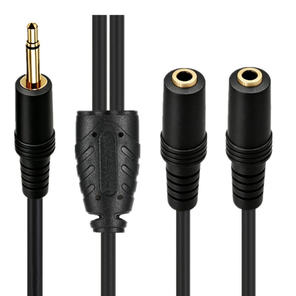 3.5mm TS Mono Male To Dual 3.5 - огляд і ціна Earphone Splitter Jack