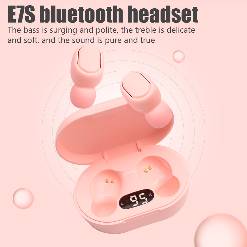 E7S TWS Fone Bluetooth Earphon - огляд і ціна Wireless Earbuds Tws