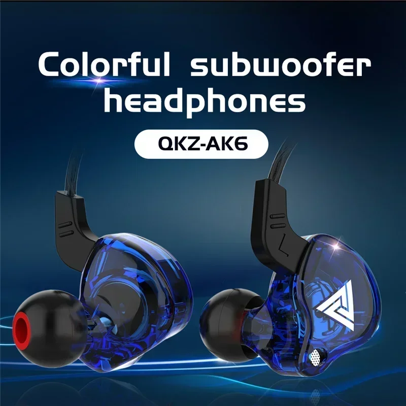 NEW QKZ AK6 Copper Driver HiFi - огляд і ціна Wired Earphone Mic