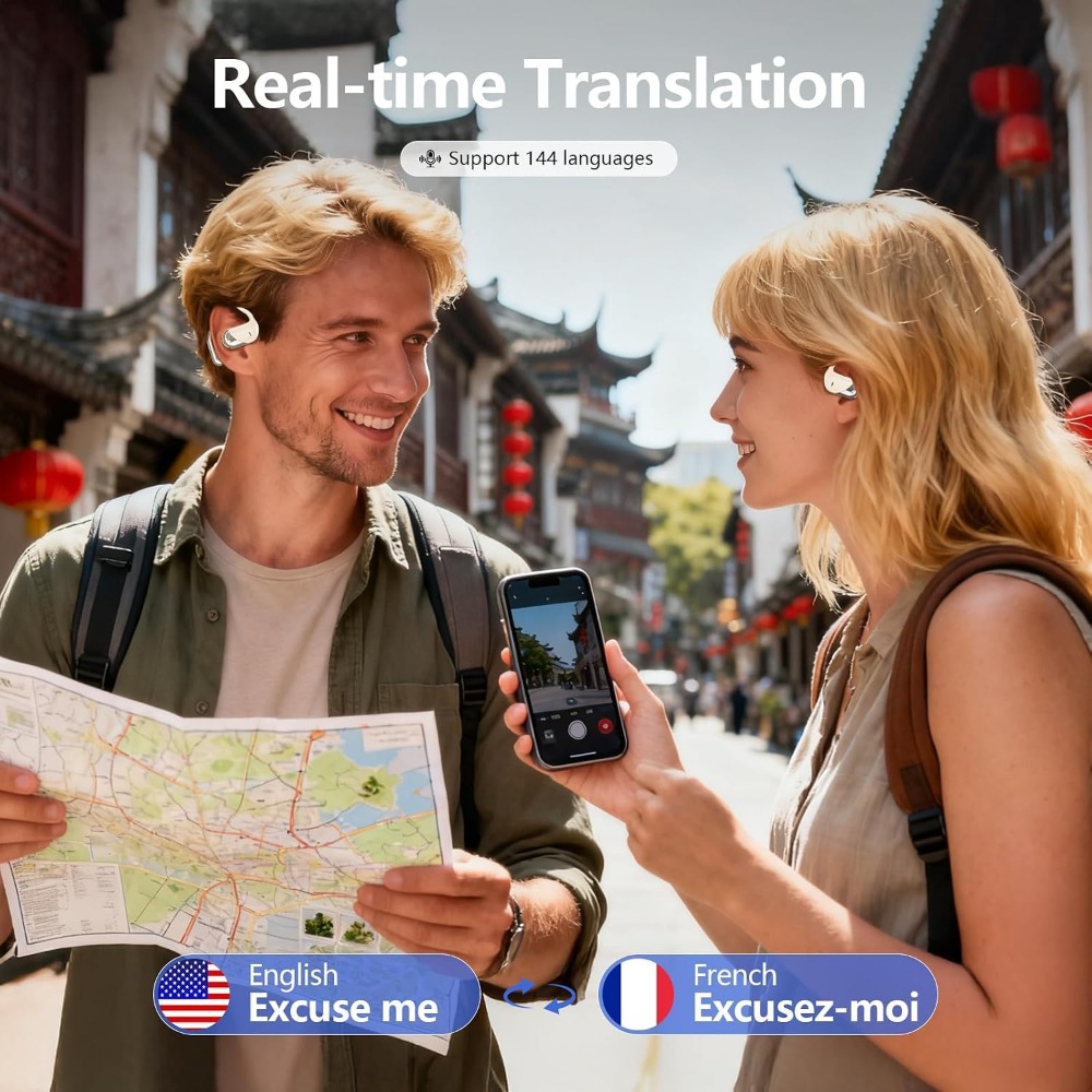 144 Language Real-time Transla - огляд і ціна Earbuds Charging Case