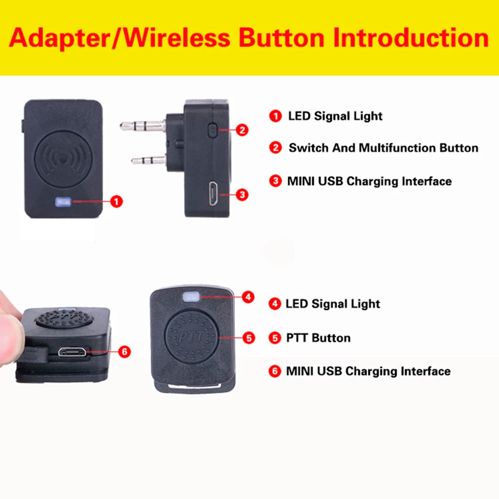 Walkie Talkie Wireless Headset - огляд і ціна Bluetooth Headset On Ear
