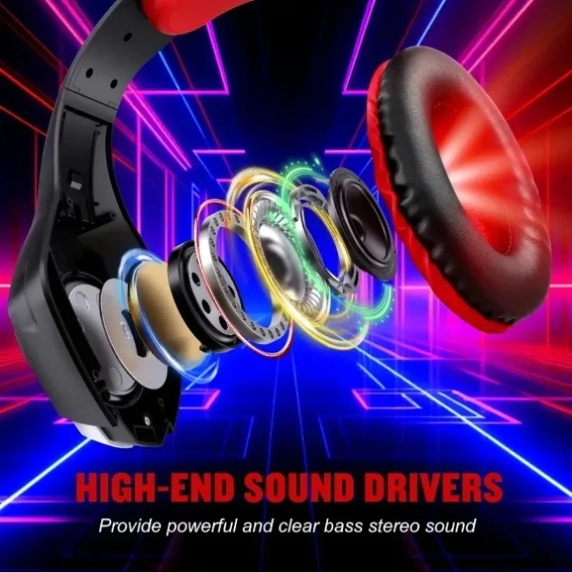 LED Gaming Headphones with Mic - огляд і ціна Gaming Headset Rgb